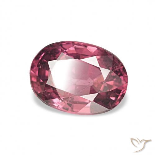 1.09 ct Red Rhodolite Garnet Stone, Natural Rhodolite Garnet in Oval Facet Shape for Sale