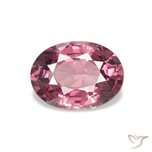 1.05ct Medium Pink Rhodolite Garnet, Oval, VVS-VS