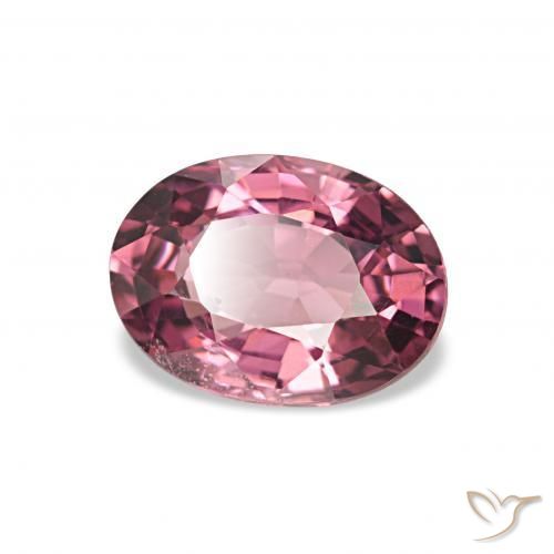 1.05 ct Pink Rhodolite Garnet Stone, Natural Rhodolite Garnet in Oval Facet Shape for Sale