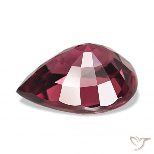 Rhodolite Garnet Gemstone in 12 x 9.4 mm Size for Sale, Rhodolite Garnet Stone in Reddish Purple Color