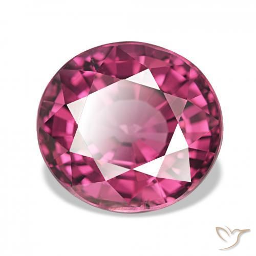 4.73 ct Purple Rhodolite Garnet Stone, Natural Rhodolite Garnet in Oval Facet Shape for Sale