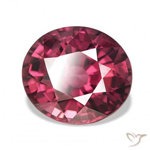 4.24 ct Purple Rhodolite Garnet Stone, Natural Rhodolite Garnet in Oval Facet Shape for Sale