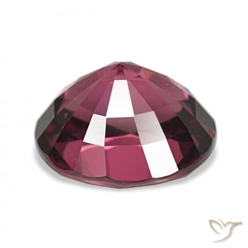 Rhodolite Garnet Gemstone in 9.9 x 8.7 mm Size for Sale, Rhodolite Garnet Stone in Reddish Purple Color