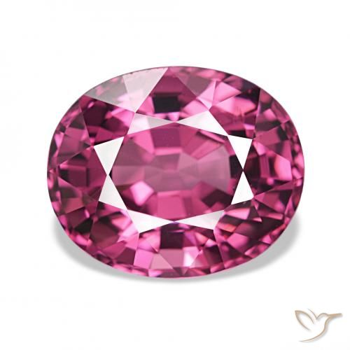 4.27ct Pink Berry Purple Rhodolite Garnet, Oval, VS