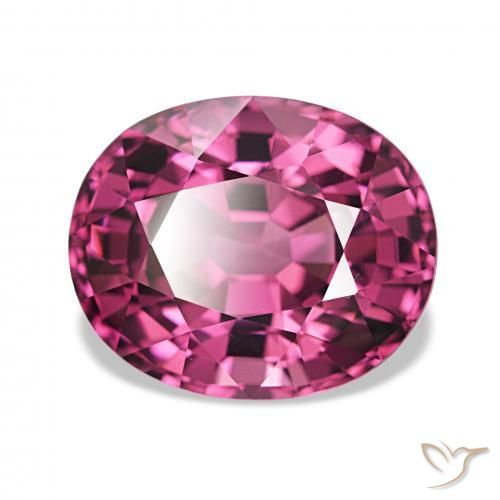 4.27 ct Purple Rhodolite Garnet Stone, Natural Rhodolite Garnet in Oval Facet Shape for Sale