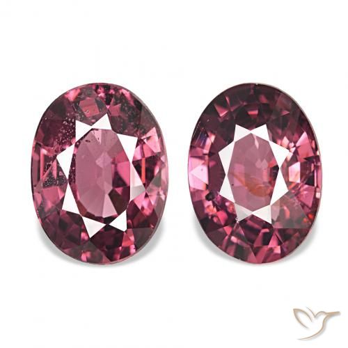 2.07ctw Medium Red Rhodolite Garnet, Oval, VS