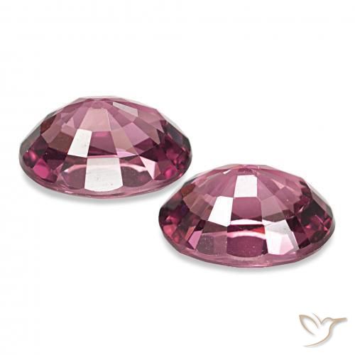 Rhodolite Garnet Gemstones in 7 x 5 mm (calibrated) Size for Sale, Rhodolite Garnet Stones in Purple-Red Color