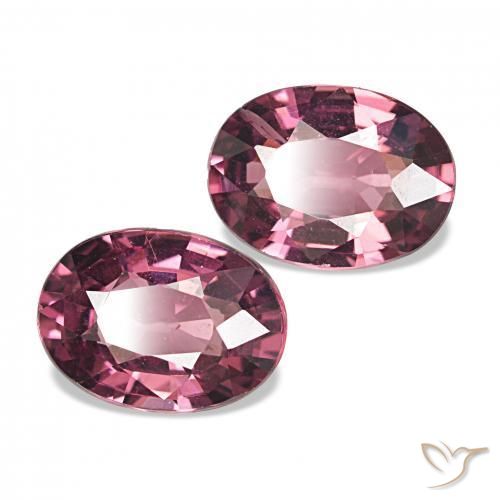1.91 ctw Red Rhodolite Garnet Stones, Natural Rhodolite Garnet in Oval Facet Shape for Sale