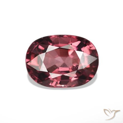 1.20ct Medium Dark-Red Rhodolite Garnet, Oval, VS