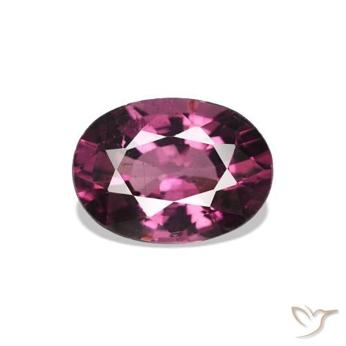 0.99ct Dark Purple Rhodolite Garnet, Oval, VS