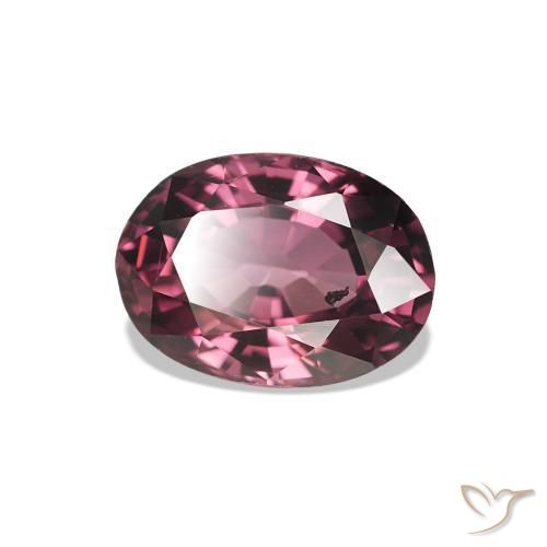 1.11 ct Red Rhodolite Garnet Stone, Natural Rhodolite Garnet in Oval Facet Shape for Sale