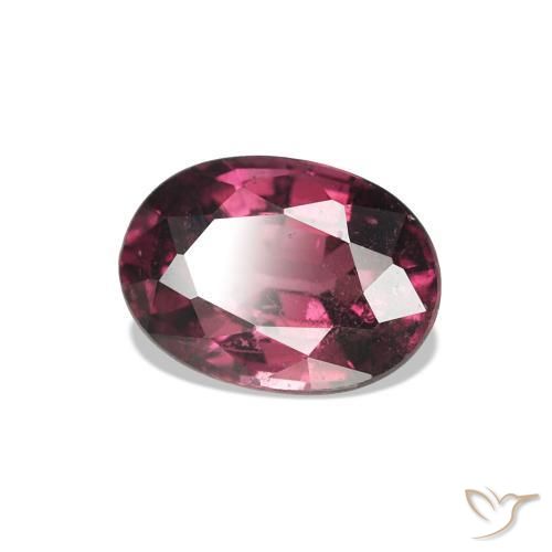 1.10 ct Purple Rhodolite Garnet Stone, Natural Rhodolite Garnet in Oval Facet Shape for Sale