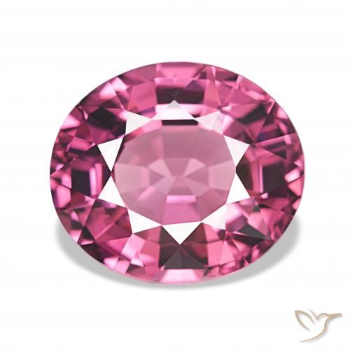 4.66 ct Purple Rhodolite Garnet Gemstone, Rhodolite Garnet Gem in Oval Facet Shape for Sale.