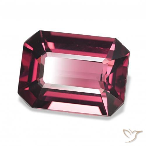 4.60 ct Purple Rhodolite Garnet Stone, Natural Rhodolite Garnet in Octagon Step Cut Shape for Sale