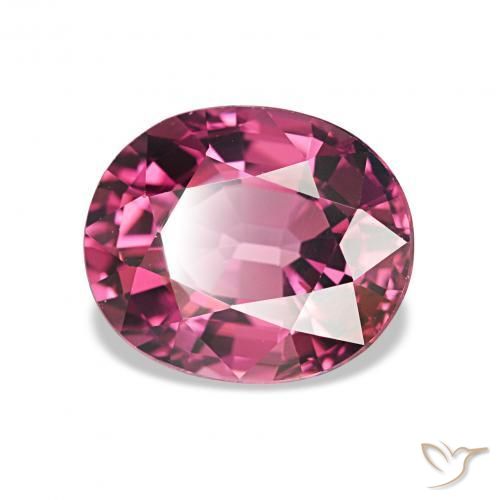2.68 ct Purple Rhodolite Garnet Stone, Natural Rhodolite Garnet in Oval Facet Shape for Sale