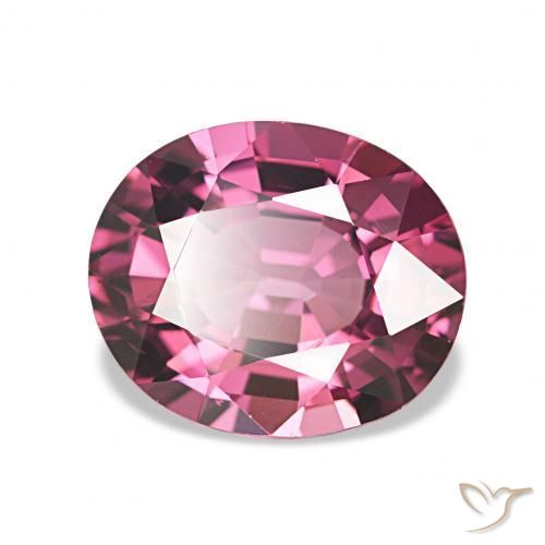 2.30 ct Purple Rhodolite Garnet Stone, Natural Rhodolite Garnet in Oval Facet Shape for Sale