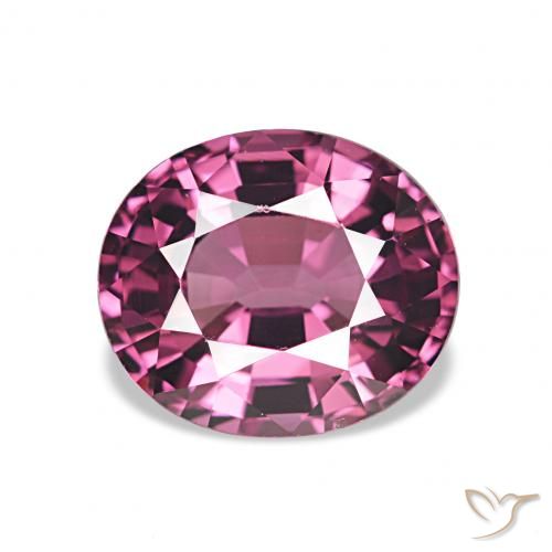 2.16ct Rapberry Red Rhodolite Garnet, Oval, VVS