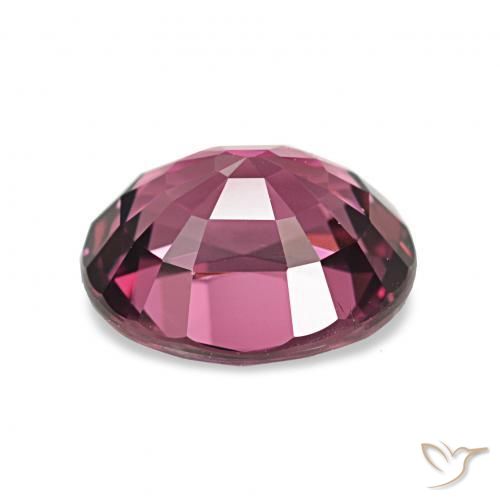 Rhodolite Garnet Gemstone in 8 x 6.8 mm Size for Sale, Rhodolite Garnet Stone in Rapberry Red Color