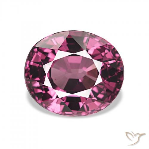 2.73ct Intense Purple Rhodolite Garnet Gemstones, Oval, VVS