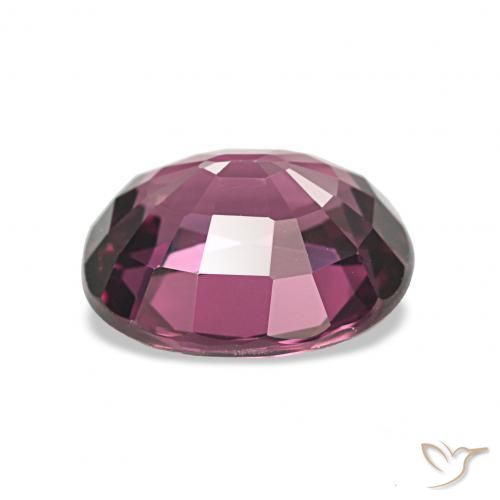 Rhodolite Garnet Gemstone in 8.4 x 6.9 mm Size for Sale, Rhodolite Garnet Stone in Bright Purple Color