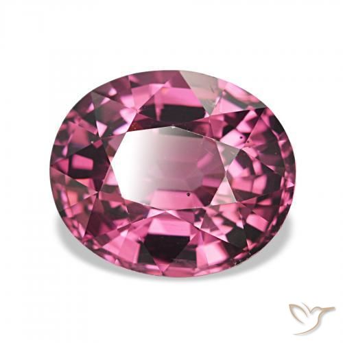 2.85 ct Purple Rhodolite Garnet Stone, Natural Rhodolite Garnet in Oval Facet Shape for Sale