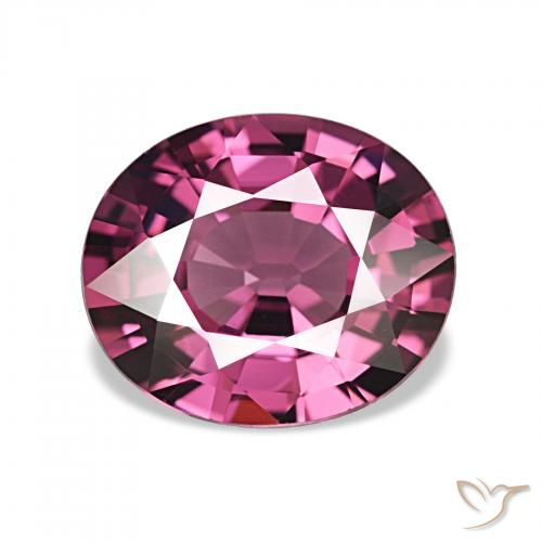 2.16ct Rapberry Red Rhodolite Garnet, Oval, VVS