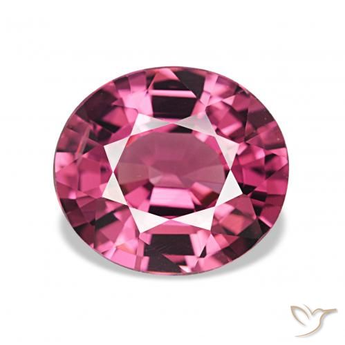 2.59ct Purple-Red Rhodolite Garnet, Oval, VVS