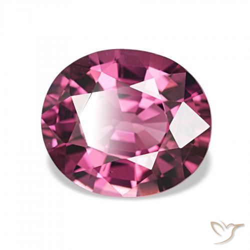2.17 ct Red Rhodolite Garnet Stone, Natural Rhodolite Garnet in Oval Facet Shape for Sale