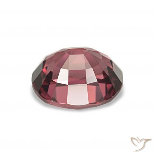 Rhodolite Garnet Gemstone in 8.7 x 7.3 mm Size for Sale, Rhodolite Garnet Stone in Pinkish Red Color