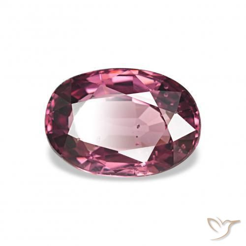 1.09 ct Purple Rhodolite Garnet Stone, Natural Rhodolite Garnet in Oval Facet Shape for Sale