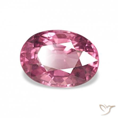 1.16 ct Red Rhodolite Garnet Stone, Natural Rhodolite Garnet in Oval Facet Shape for Sale