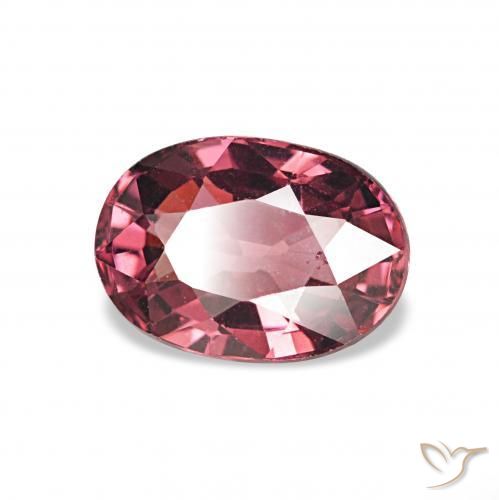 1.16 ct Red Rhodolite Garnet Stone, Natural Rhodolite Garnet in Oval Facet Shape for Sale