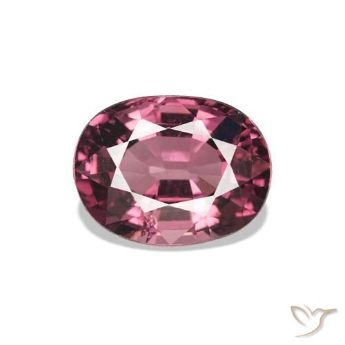 1.09ct Pink Berry Purple Rhodolite Garnet, Oval, VS