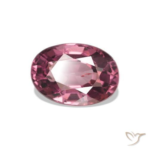 1.12 ct Purple Rhodolite Garnet Stone, Natural Rhodolite Garnet in Oval Facet Shape for Sale