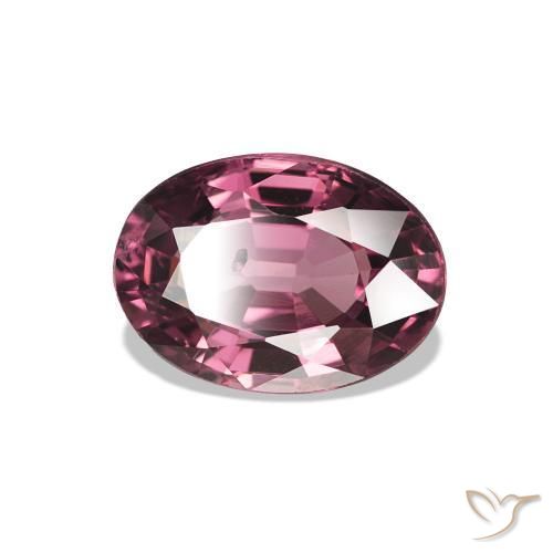 1.12 ct Red Rhodolite Garnet Stone, Natural Rhodolite Garnet in Oval Facet Shape for Sale