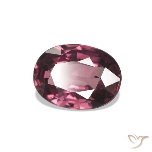 1.07 ct Red Rhodolite Garnet Stone, Natural Rhodolite Garnet in Oval Facet Shape for Sale