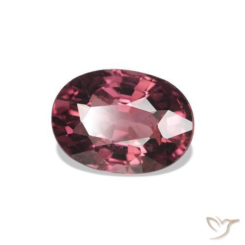 1.04 ct Red Rhodolite Garnet Stone, Natural Rhodolite Garnet in Oval Facet Shape for Sale