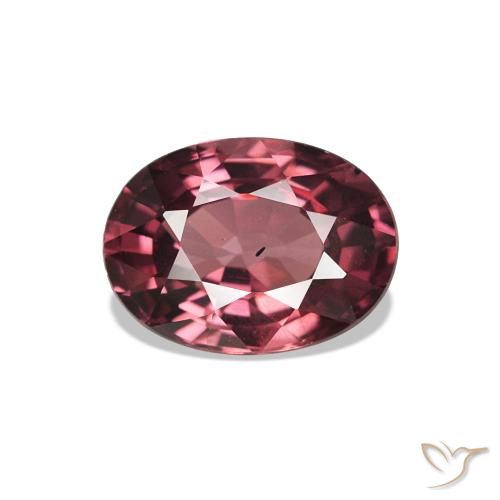 1.10ct Purple-Red Tone Rhodolite Garnet, Oval, VS