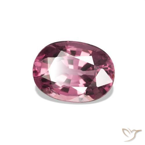 0.98 ct Red Rhodolite Garnet Stone, Natural Rhodolite Garnet in Oval Facet Shape for Sale