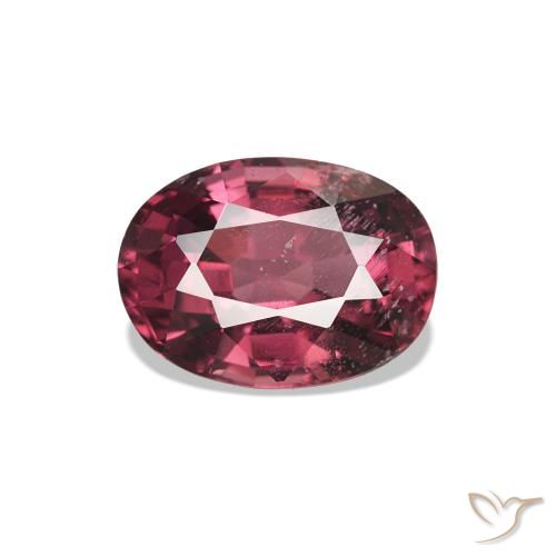 1.05ct Medium Dark-Red Rhodolite Garnet, Oval, VS