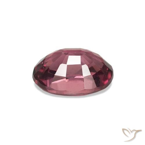 Rhodolite Garnet Gemstone in 6.7 x 5.1 mm Size for Sale, Rhodolite Garnet Stone in Raspberry Red Color