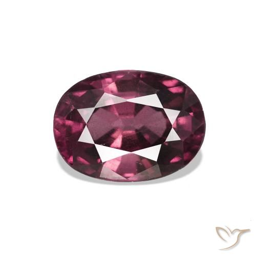 1.18ct Medium Red Rhodolite Garnet, Oval, VS