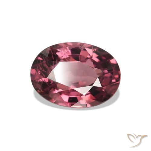 1.11 ct Red Rhodolite Garnet Stone, Natural Rhodolite Garnet in Oval Facet Shape for Sale