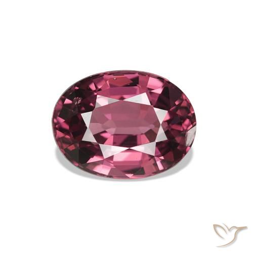 1.12ct Medium Red Rhodolite Garnet, Oval, VS-SI