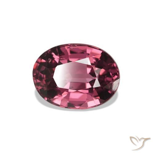 1.12 ct Red Rhodolite Garnet Stone, Natural Rhodolite Garnet in Oval Facet Shape for Sale