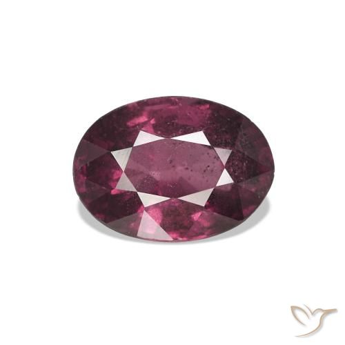 1.01ct Medium Purple Rhodolite Garnet, Oval, VS