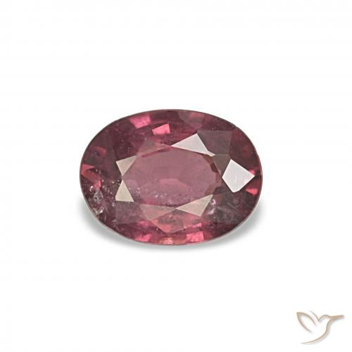0.86ct Deep Red Rhodolite Garnet, Oval, VS