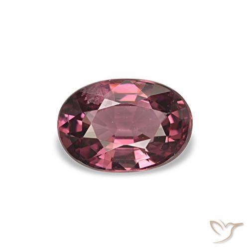 0.98ct Dark Magenta-Pink Rhodolite Garnet, Oval, VVS-VS