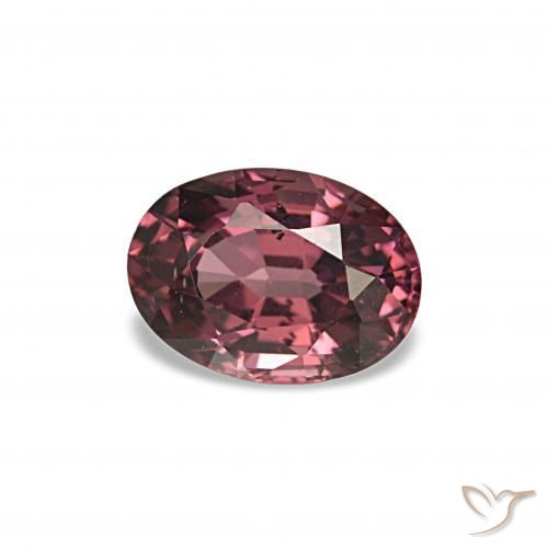 1.14 ct Red Rhodolite Garnet Stone, Natural Rhodolite Garnet in Oval Facet Shape for Sale