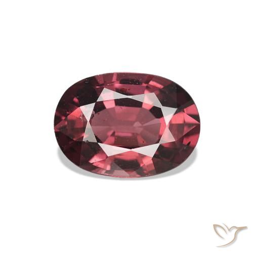 0.97ct Medium Red Rhodolite Garnet, Oval, VS